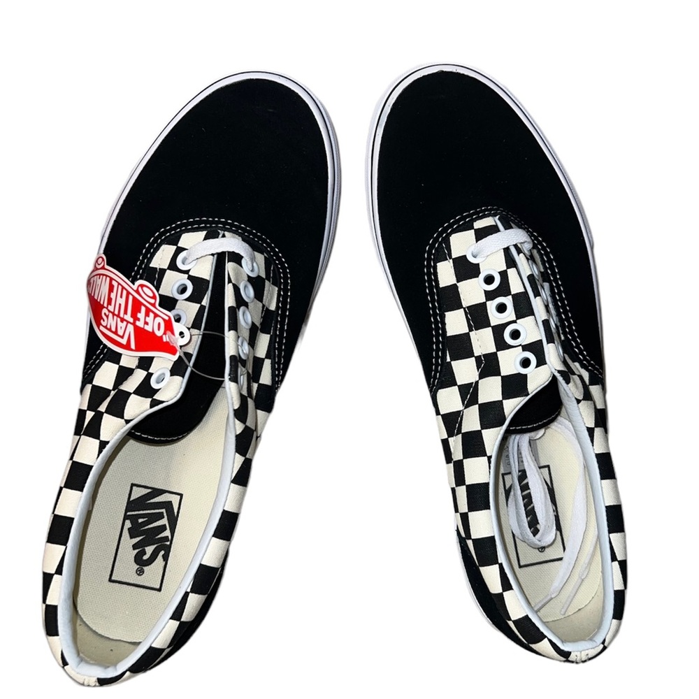 Vans sneakers, womens size 11, black and white